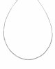1092e Srebrny łańcuszek 45cm 1,3mm stal chirurgiczna nierdzewna 